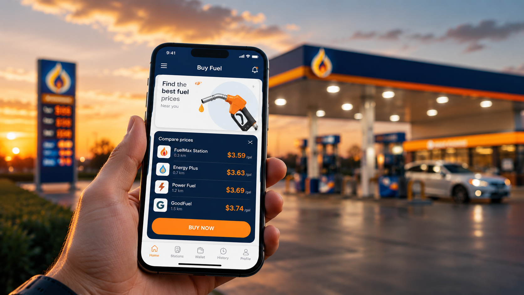 Comprar combustible